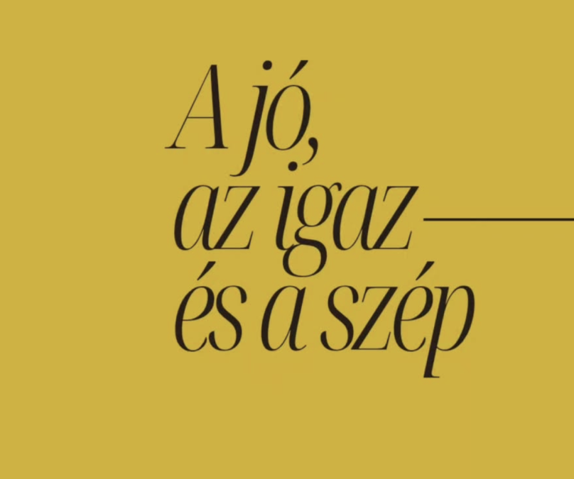 A jó, az igaz és a szép